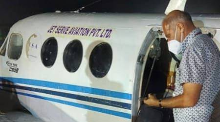 Following the crash, the plane was reduced to scrap.