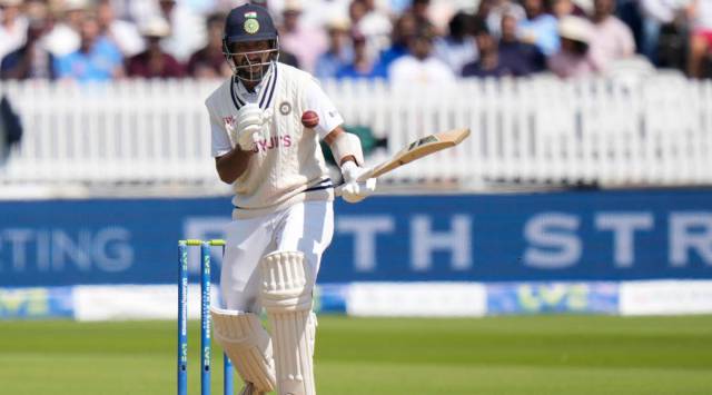 India's Cheteshwar Pujara in action against England (File Photo/AP)