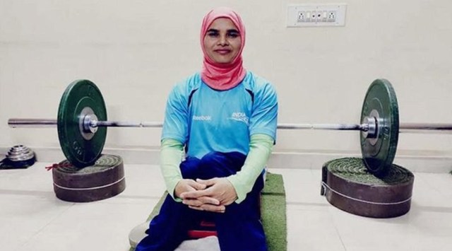 Sakina successfully lifted 90 kg in her first attempt but was not able to go above that 