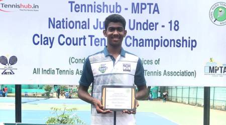 Another feat for Kolhapur’s Big Server Sandesh Kurale, clinches doubles trophy at U-18 championship