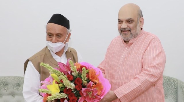 Maharashtra Governor Bhagat Singh Koshiyari met Union Home Minister Amit Shah in New Delhi on Friday.