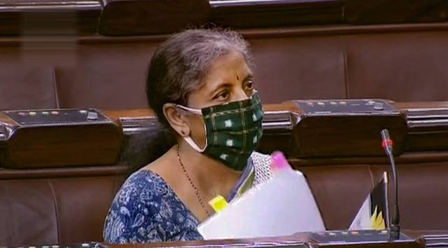 Nirmala Sitharaman in the Budget 2021-22 had announced a big-ticket privatisation agenda which included two public sector banks and one general insurance company. (Photo: Screengrab @ LSTV via PTI Photo)