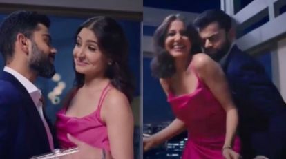 414px x 230px - Anushka Sharma's beauty brings out the singer in Virat Kohli, watch them  dance together | Entertainment News,The Indian Express