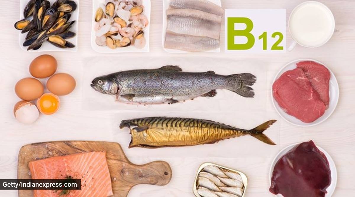 deficiencia de vitamina B 12, qué saber sobre la deficiencia de vitamina B 12, cómo corregir la deficiencia de vitamina B 12, indianexpress.com, indianexpress, síntomas de deficiencia de vitamina B 12,