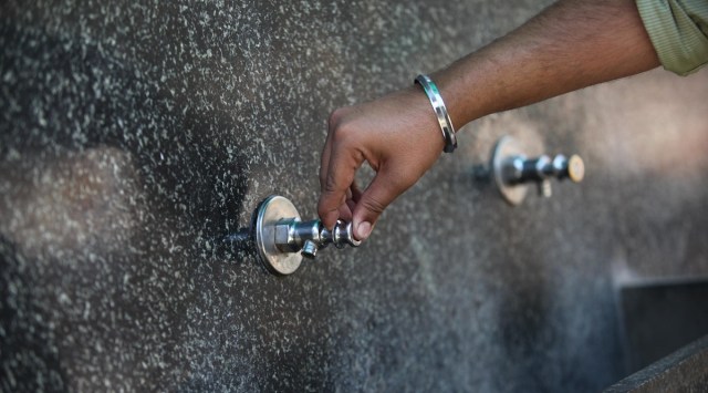 File image of a water tap. (Express photo by Jaipal Singh)