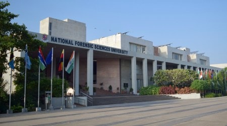 Earlier known as Gujarat Forensic Sciences University (GFSU), this university was upgraded as NFSU in October last year. (Photo: Facebook/National Forensic Sciences University)