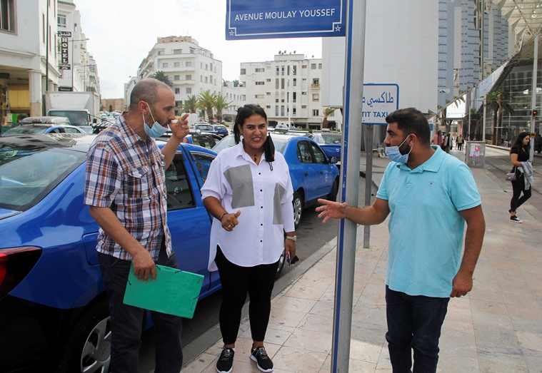 Souad Hdidou, woman taxi driver, Souad Hdidou woman taxi driver