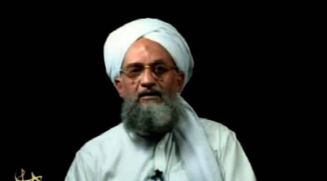 Screengrab from a video showing al-Qaida's leader Ayman al-Zawahri at an unknown location, in a videotape issued in September 2006. (AP)