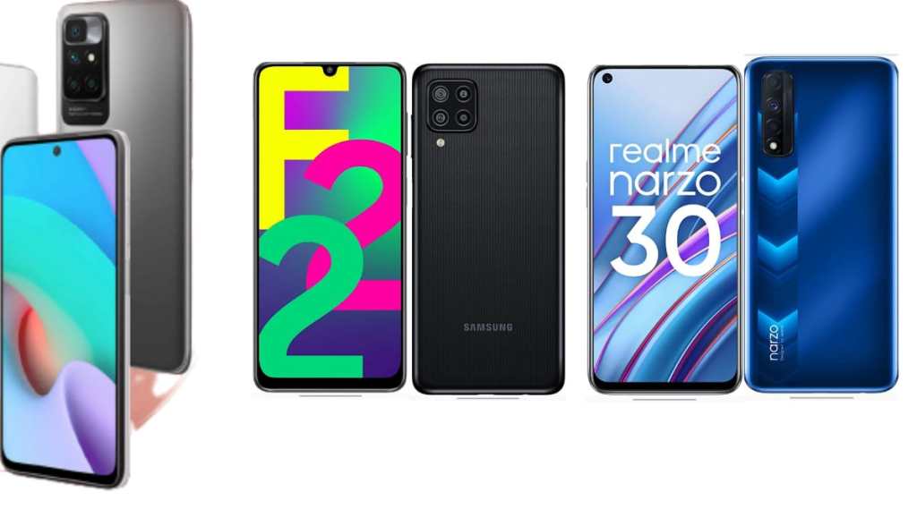 Redmi 10 Prime, Redmi 10 prime vs Realme Narzo 30, Redmi 10 Prime vs Samsung Galaxy F22, Redmi 10 Prime specs, Redmi 10 Prime features, Redmi 10 Prime price, Realme Narzo 30 vs Samsung Galaxy F22