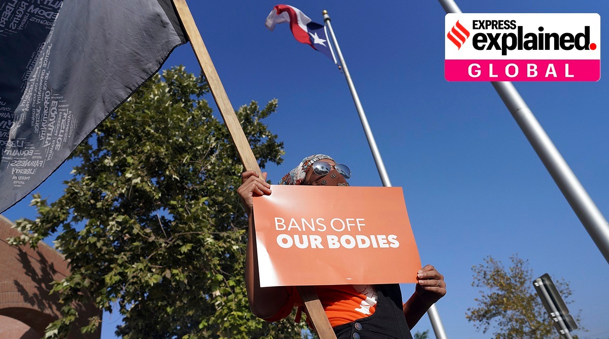 Rachel Hernandez chants with abortion rights supporters as they protest SB 8 in front of Edinburg City Hall on Wednesday, Sept 1, 2021, in Edinburg, Texas. (AP)