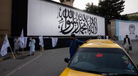 Taliban, Taliban flag, 9/11, United states, US embassy Kabul, Afghanistan, world news, indian express news, indian express, current affairs