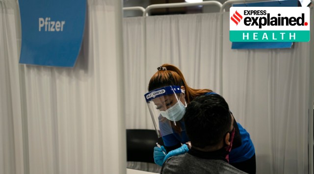 In this file photo, nurse administers the Pfizer COVID-19 vaccine to a patient in California (AP)