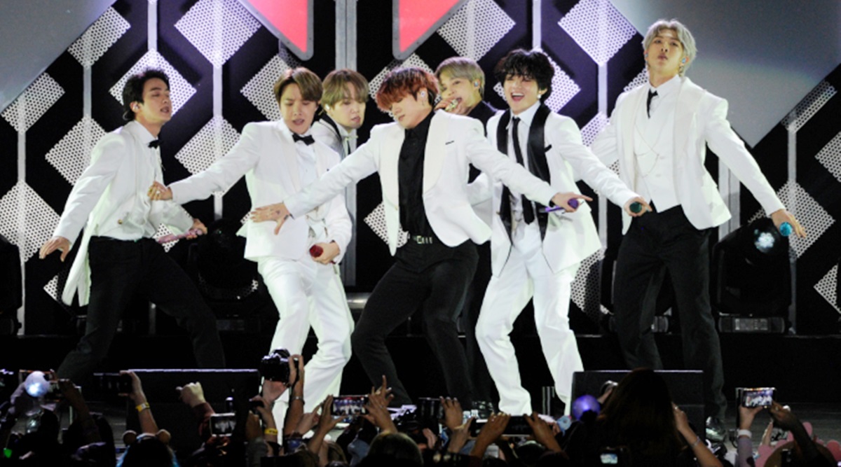 Bts Opens Global Citizen S Live With All Smiles As They Perform Permission To Dance Watch Entertainment News The Indian Express