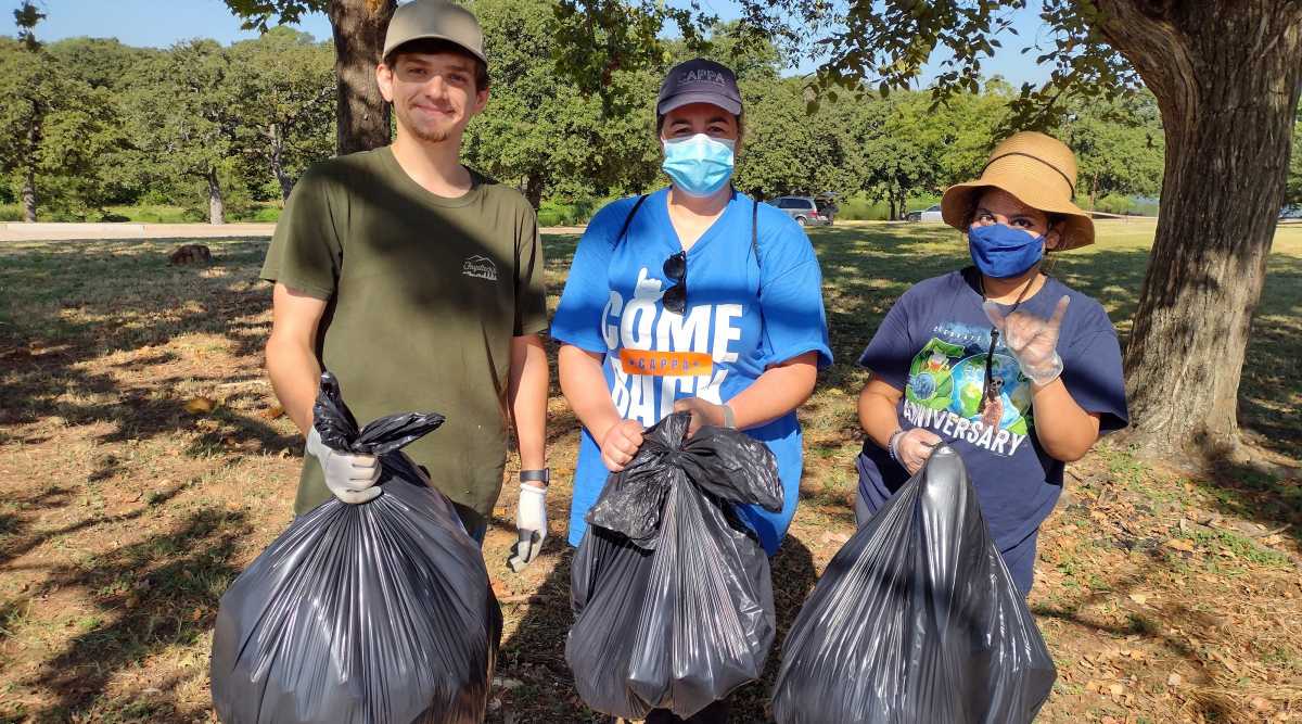 American Conservation Coalition activists took part in a recent cleanup. (Twitter @American Conservation Coalition)