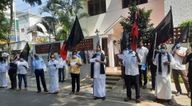 Tamil Nadu, Stalin, DMK, DMK Protest, BJP, Congress, DMK black flag protests, Chennai news, Tamil Nadu news, Indian express, indian express news, current affairs
