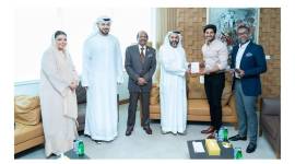 Dulquer Salmaan receives golden visa. (Photo: Instagram/dqsalmaan)