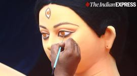 Durga Puja, Durga Puja 2021 photos, Durga Puja 2021 news, Durga Puja 2021 indian express, Durga Puja 2021 preparations, indian express, indian express news