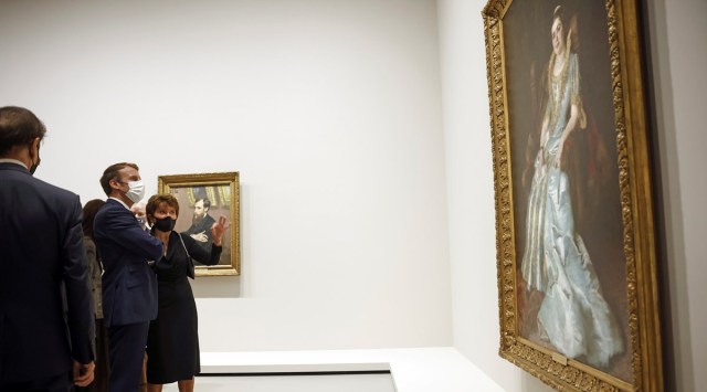 Morozov art collection exhibit, Morozov art collection exhibit Emmanuel Macron