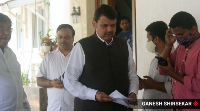 Fadnavis has assured the Congress leaders their request will be considered at the BJP core committee meeting. (Express file photo by Ganesh Shirsekar)

