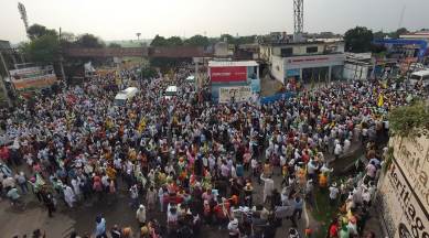 BKS, Farmers protest, MSP, Kisan Mahapanchayat, UP farmers, Muzaffarnagar, India news, Indian express