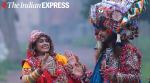 Garba, Garba dance, Garba dancers, Garba dancers practising, Navratri 2021, Garba during Navratri, Garba dancers in Gujarat, PM Modi, Sonu Sood, indian express news