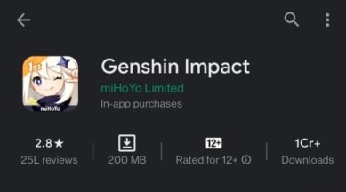 genshin impact, genshin impact ratings,