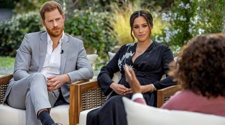 Prince Harry and Meghan Markle, Harry and Meghan, Prince Harry, Meghan Markle's TIME magazine cover shoot, Princess Diana watch, Harry and Meghan on TIME cover, indian express news