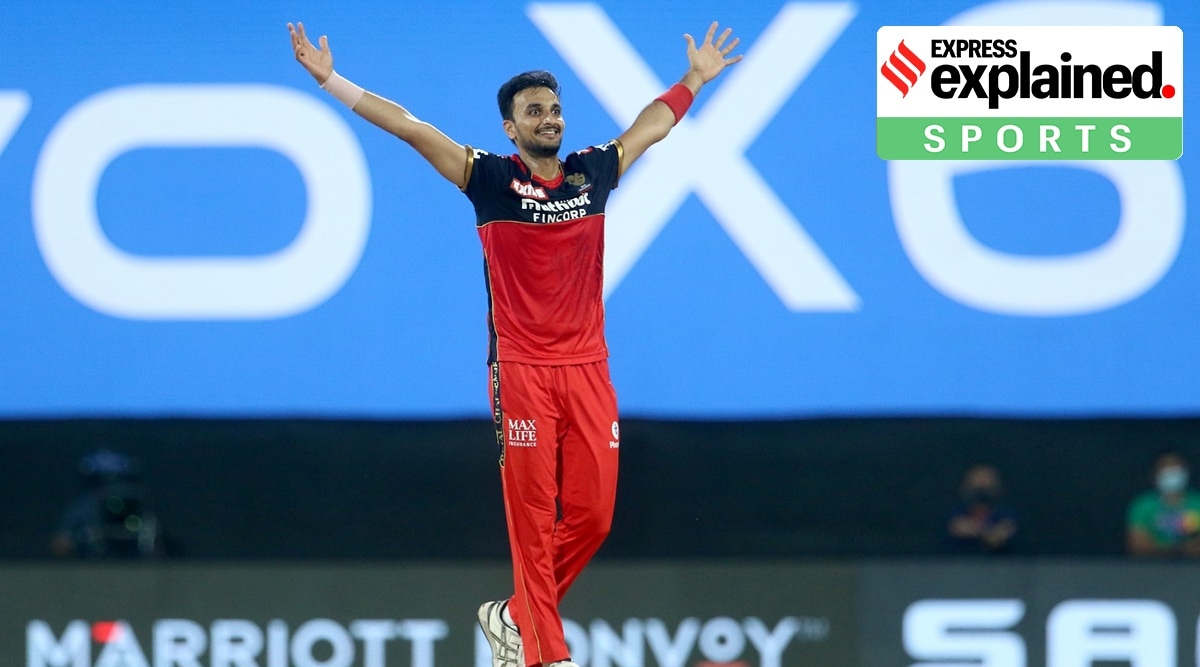 Harshal Patel, IPL 2021, Harshal Patel IPL, Harshal Patel performance, Who is Harshal Patel, Express explained, sports explained, Indian express
