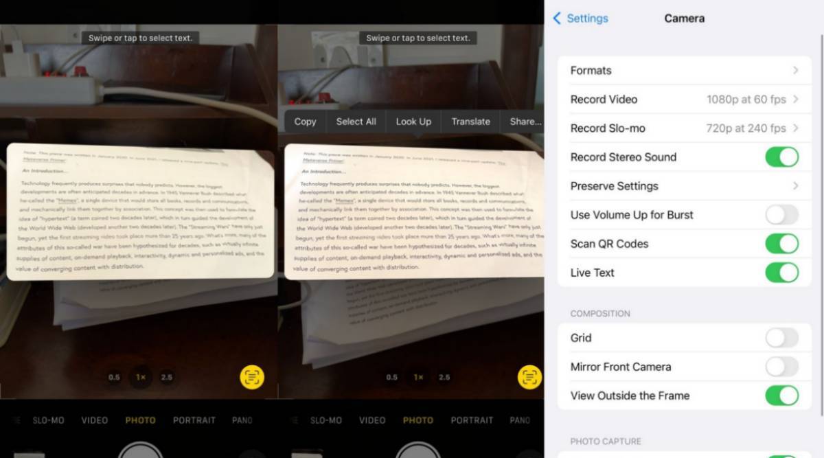 Apple iOS 15’s ‘Live Text’ feature: Here’s how it works and why is it ...