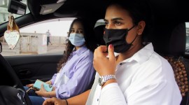 Souad Hdidou, woman taxi driver, Souad Hdidou woman taxi driver