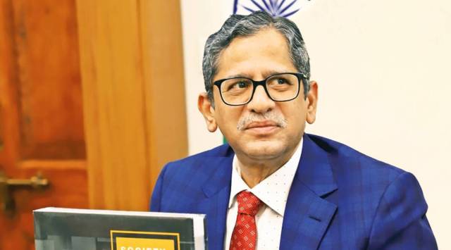 CJI NV Ramana called for dispelling the notion that it is the court's responsibility to make laws and emphasized that this is where the roles of the executive and the legislative assumes significance. (File)