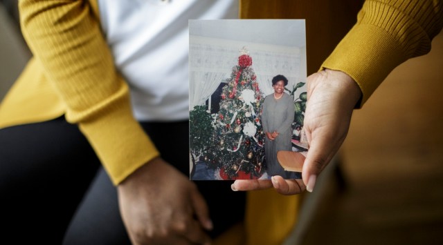 A photograph of Dorothy Morgan, who became the 1,646th World Trade Center victim to be identified through DNA testing, in Westbury, Conn., Aug. 29, 2021. (Anna Watts/The New York Times)