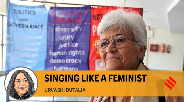 Kamla Bhasin passed away at the age of 75. (Express Archive)