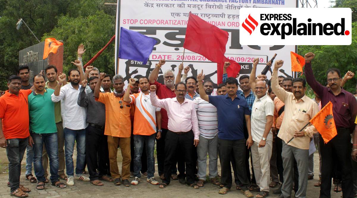 The protesting workers have said that corporatisation is the first step towards privatisation. (Express photo by Deepak Joshi/ Archive)