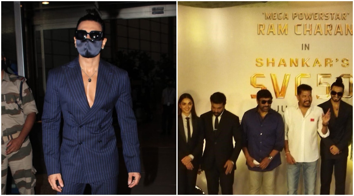 For RC15's Film Launch Starring Ram Charan And Kiara Advani, Ranveer Singh  Suits Up In Style To The Airport Without A Shirt In Sight