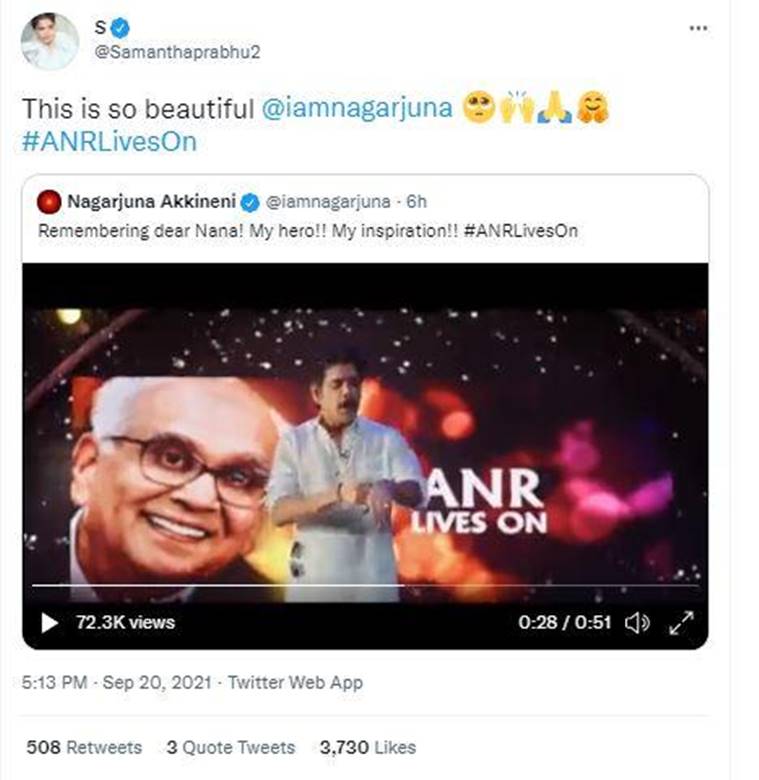 Samantha drops 'Akkineni' from Twitter, Instagram user names