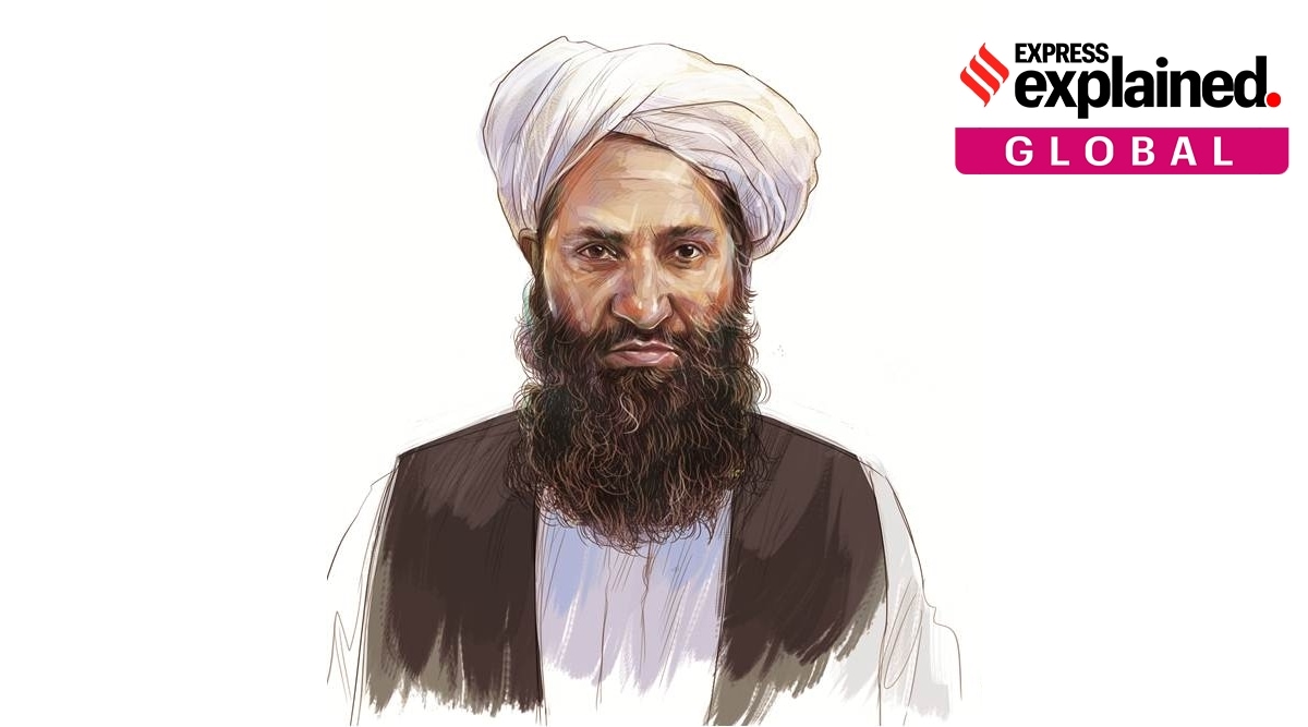 Sheikh Haibatullah Akhundzada (Express Illustration)
