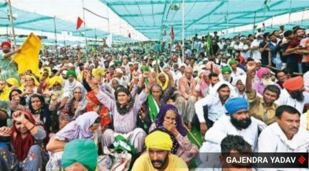 Kisan Mahapanchayat, farmers protests, Karnal, Karnal Kisan Mahapanchayat, Farm laws protests, Farmers demands, India news, Indian express