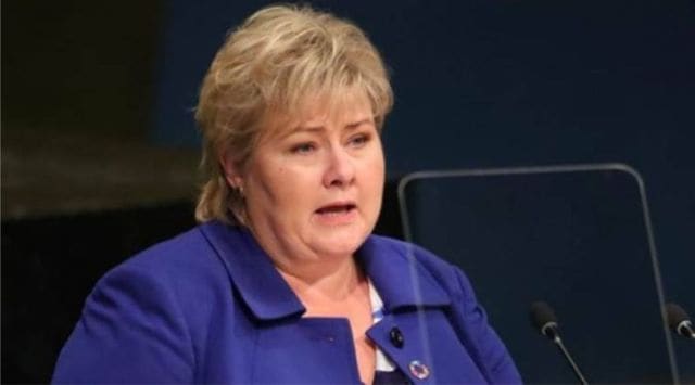 Opinion polls show the opposition Labour party on course to replace the governing Conservative coalition of Erna Solberg. (Reuters)