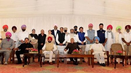 There are faces in the new cabinet who remained loyal to Captain Amarinder Singh and opposed Navjot Singh Sidhu, and still managed to bag ministerial berths. (PTI)
