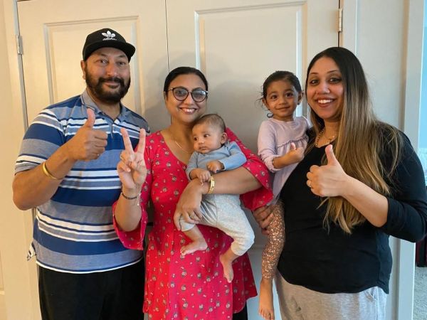 Jaskaran’s family 