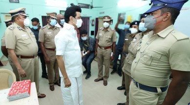Tamil Nadu CM Stalin pays surprise visit to police station | Cities  News,The Indian Express