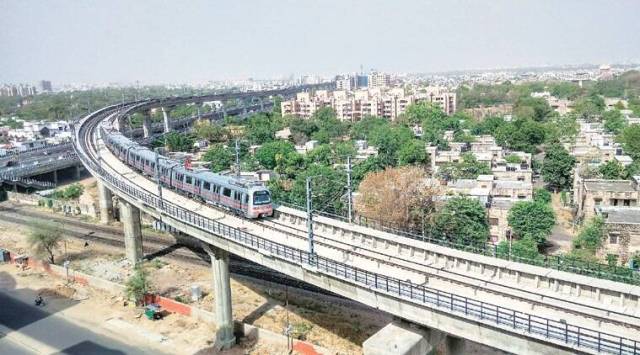 The first corridor will begin at the Narendra Modi cricket stadium at Motera (where Phase-1 culminates) and extend northwards connecting Sector-1 and Mahatma Mandir in Gandhinagar.  (File)