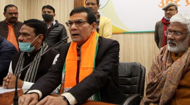 Sharma (centre) is a former IAS officer and a close aide of Prime Minister Narendra Modi. (Express file photo by Vishal Srivastav)