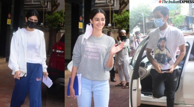 Ananya Panday, Ananaya Pandey, Aryan Khan drugs case, Anannya Panday NCB, Shah Rukh Khan, NCB visits Mannat, India news, Indian express