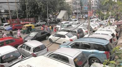 Delhi parking, south delhi parking facilities, SDMC, SDMC mayor, Multi-level parking, delhi news, indian express