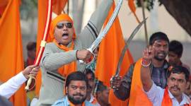 bajrang-dal-1200 Bajrang dal, hijab, Nagpur, Civil Lines, world hijab day, indian express, indian express news, nagpur news, current affairs