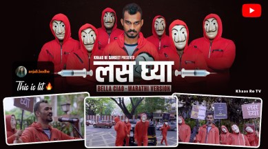 bella ciao, money heist, bella ciao covid vaccine song, marathi bella ciao, Khaas Re bella ciao, covid vaccine songs, maharashtra news, indian express