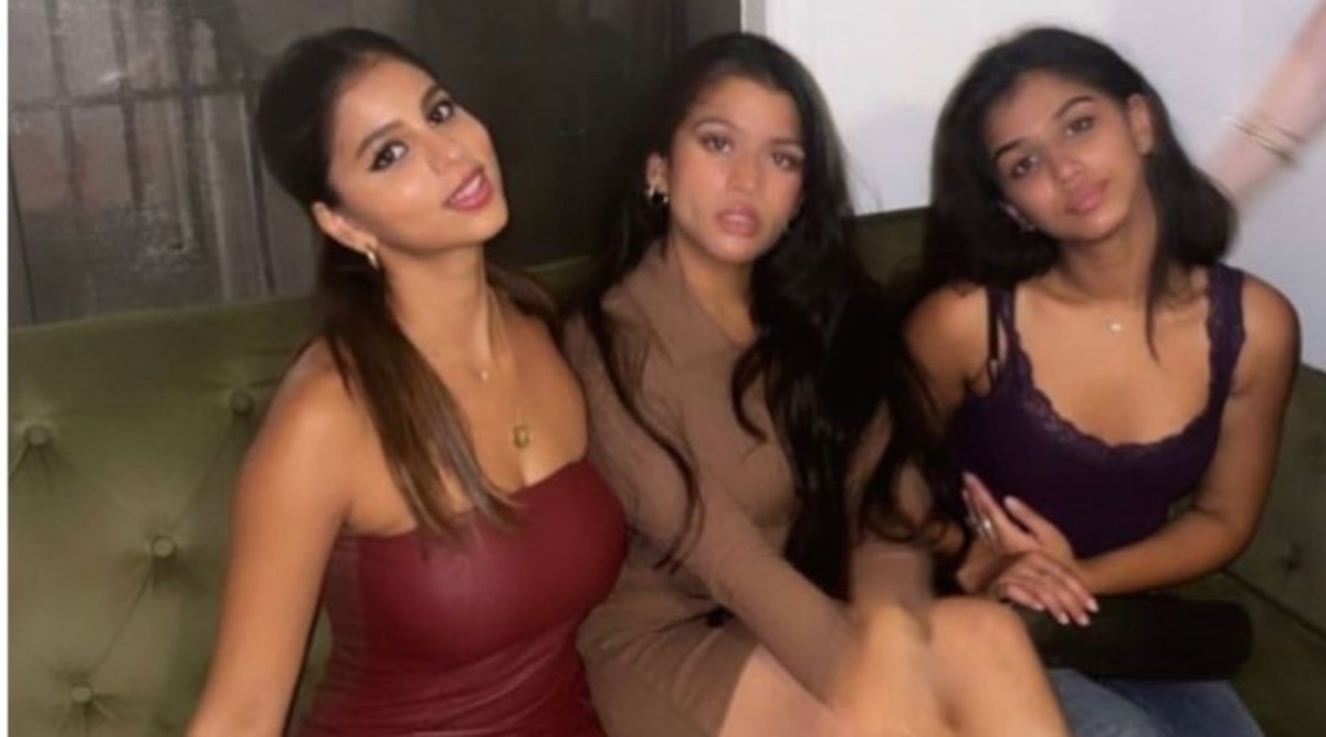 Gauri Khan Porn Video - Shah Rukh Khan's daughter Suhana Khan is a vision in red as she parties  with friends in New York, see photos | Entertainment News,The Indian Express