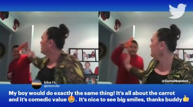 Son New Zealand minister’s live TV interview phallic carrot, penis shaped carrot, oddly shaped carrot, New Zealand minister, Carmel Sepuloni, trending, indian express, indian express news